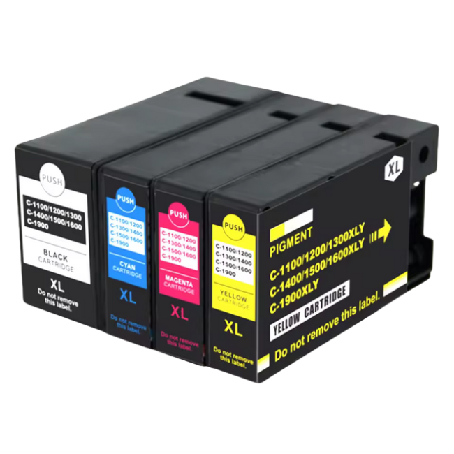 Zestaw tuszy INQ PGI 1500 CMYK do drukarek Canon MG2755 / MG2150 / MG2350 - zamiennik